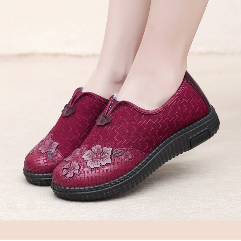 Embroidery Online - Женские зимние слипоны с мягкой подкладкой,