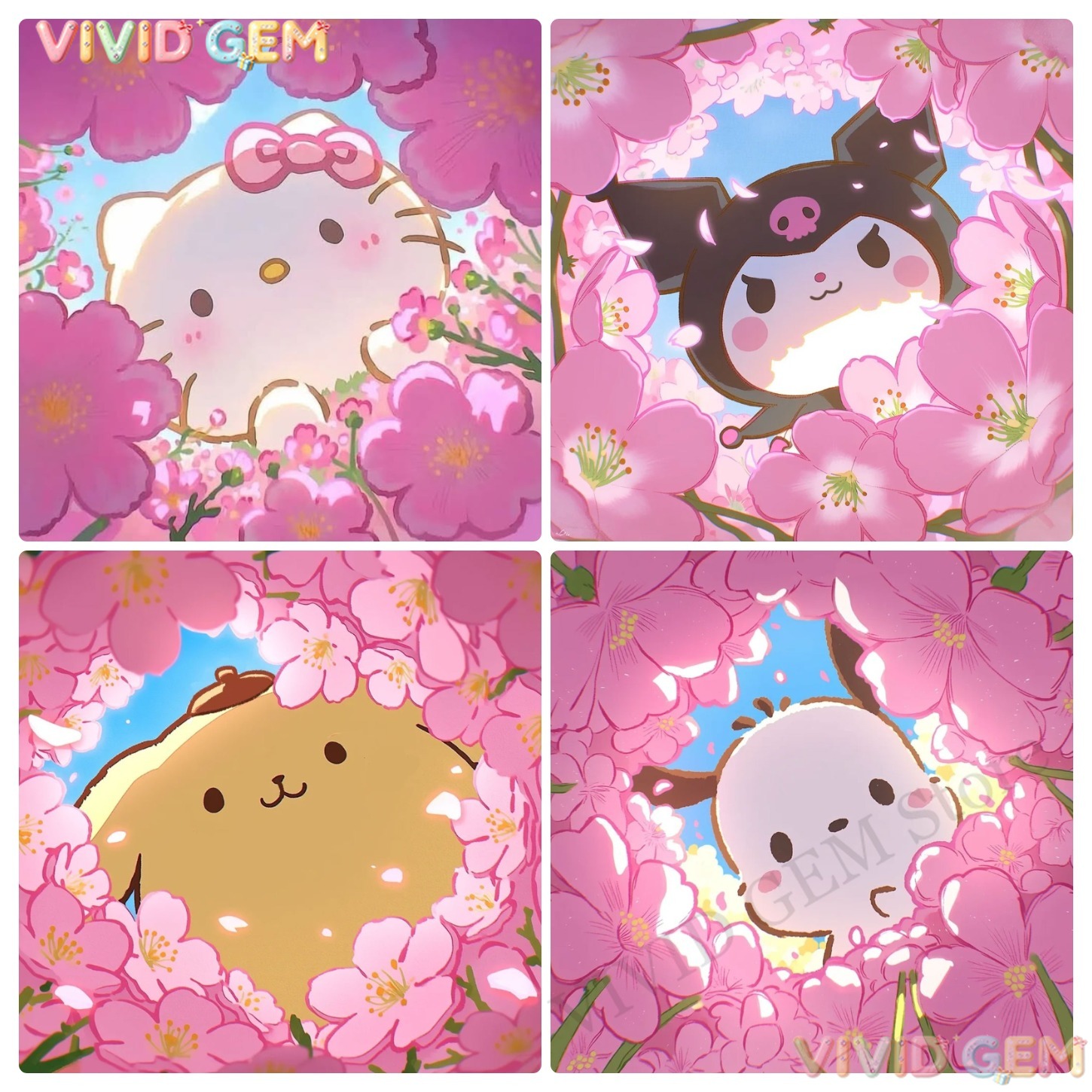 VIVID GEM Sanrio Алмазная выши – обзор и цена Embroidery Garments